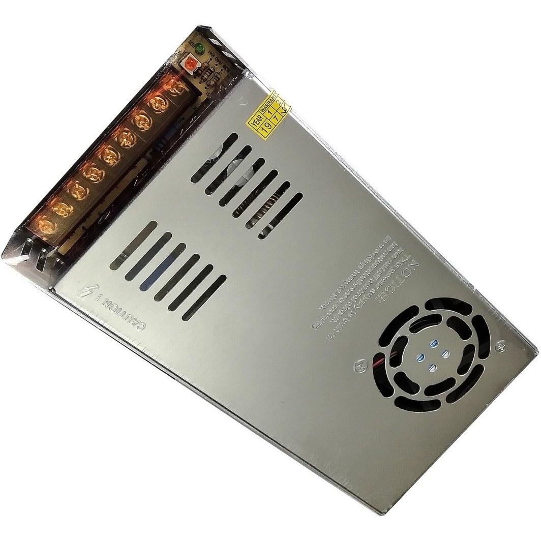 منبع تغذیه سوئیچینگ فن دار 36 ولت 10 آمپر برند Edisun