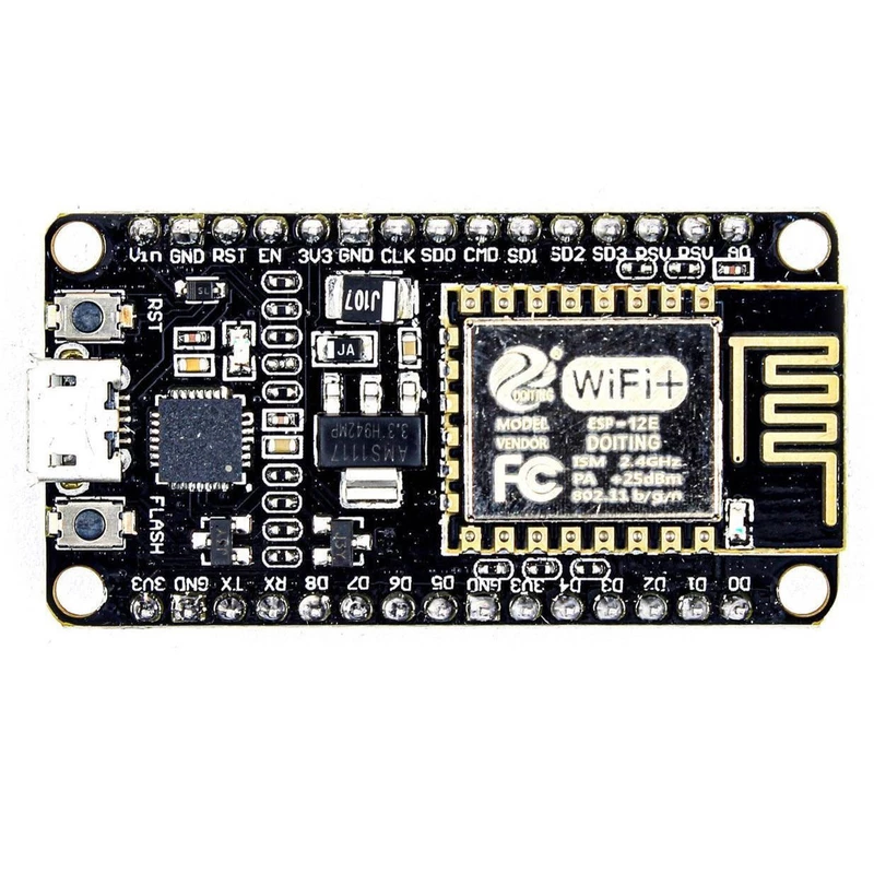 برد توسعه NodeMcu به همراه ماژول وایفای ESP8266 با مبدل CP2102