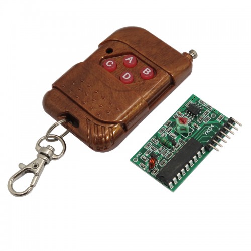 ریموت 4 کانال کد لرن 315MHz قهوه ای