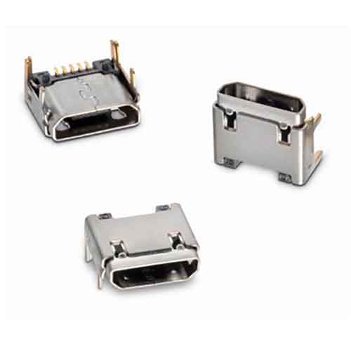 کانکتور مادگی micro USB روبردی