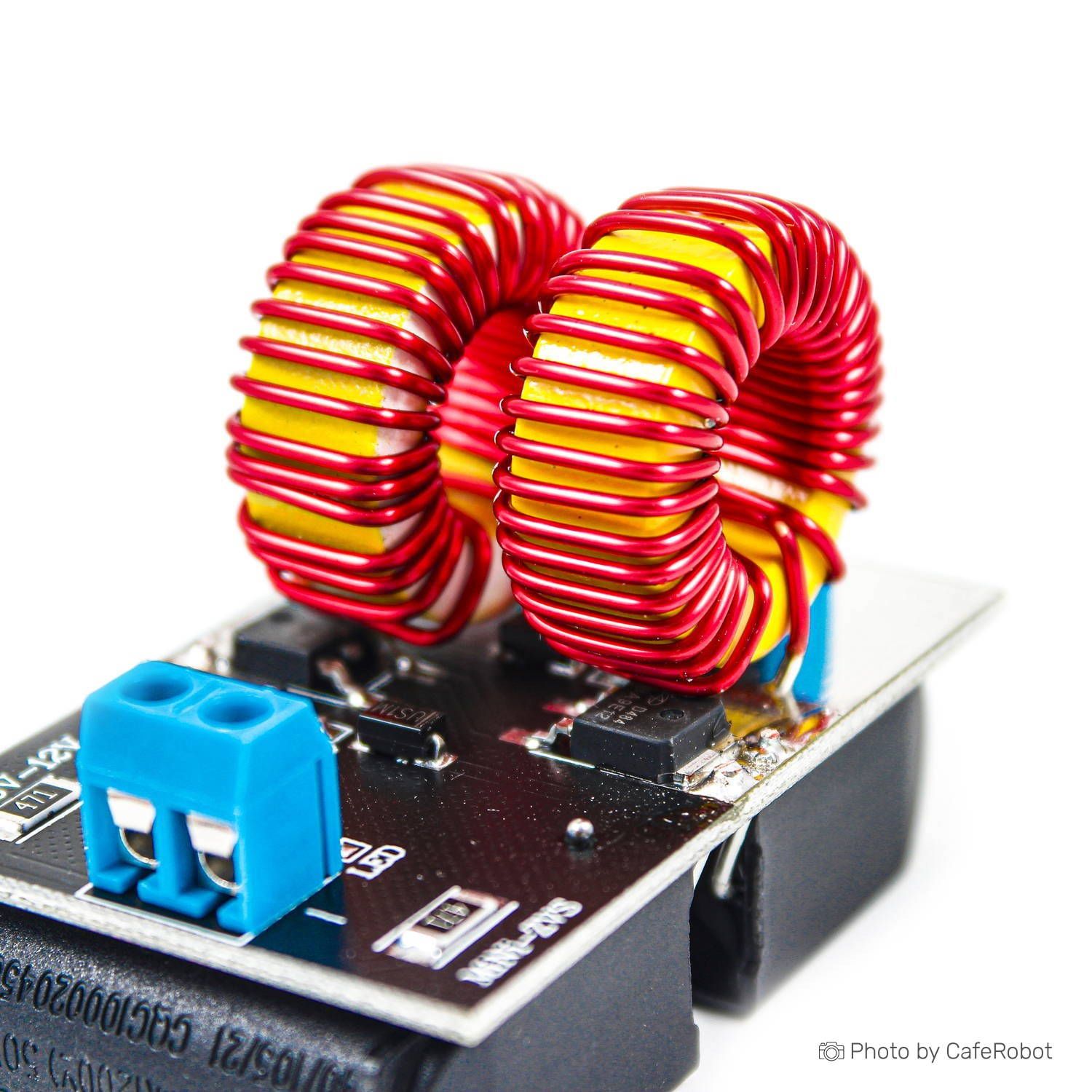 ماژول کوره القایی ZVS دارای محدوده ولتاژ ورودی 5v تا 12v