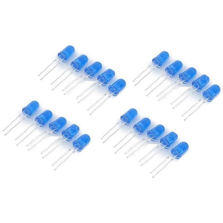 ال ای دی 5 میلی متری آبی