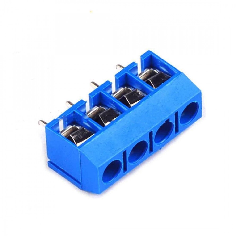 ترمینال پیچی 4 پین KF301 - کانکتور روبردی آبی با کیفیت بالا