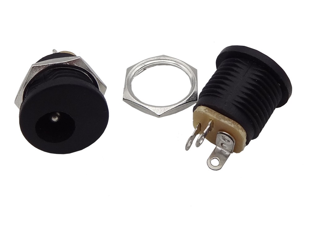 جک آداپتور روپنلی مدل DC-022 رنگ مشکی